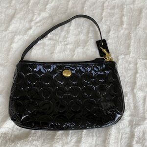 Black Coach Wristlet